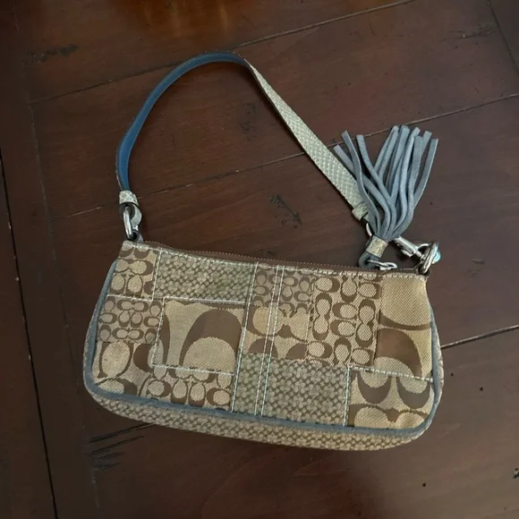 Coach Rare Patchwork Mini Shoulder Bag - Picture 2 of 8